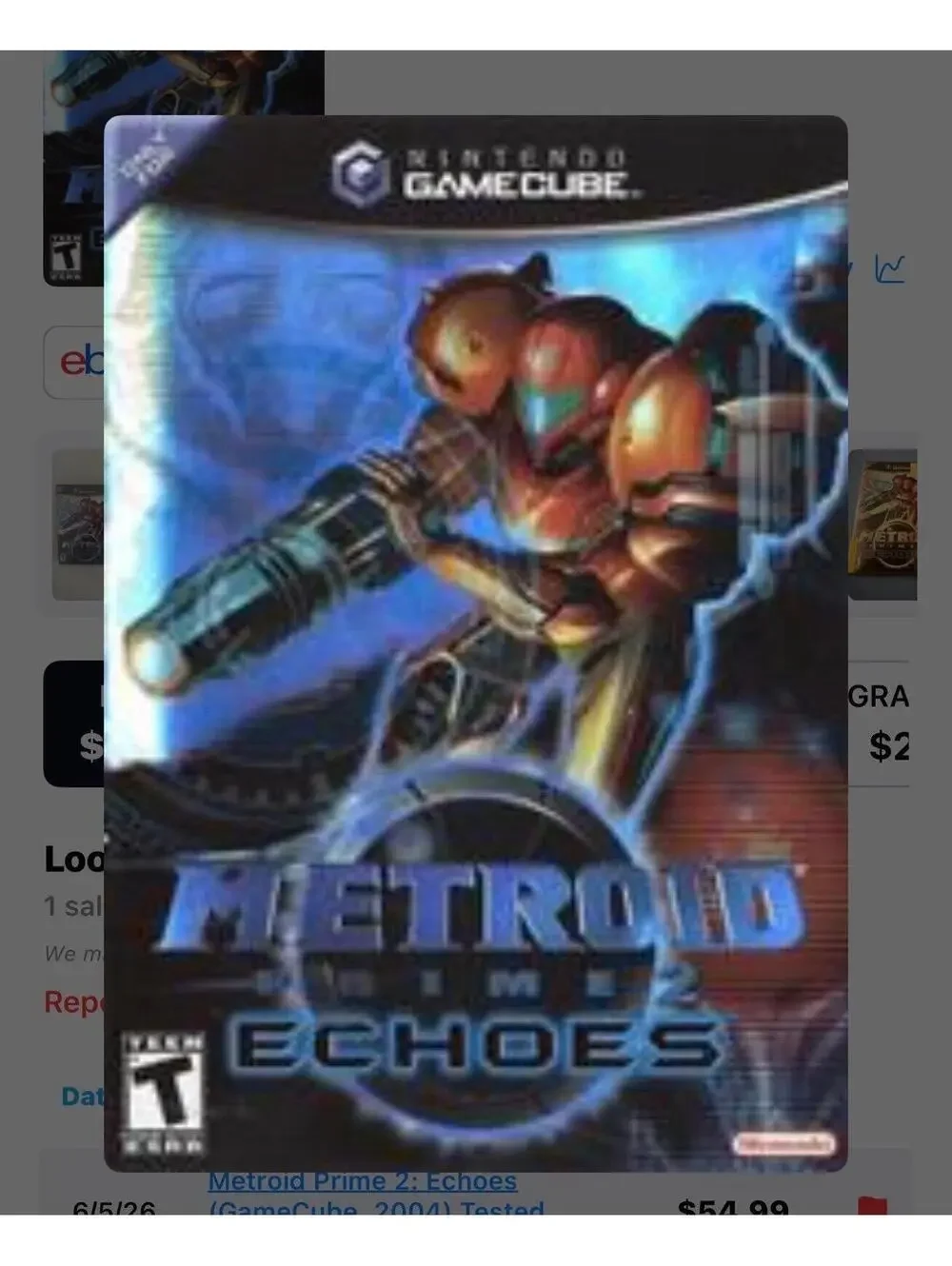 Metroid Prime 2 Echoes for Nintendo GameCube